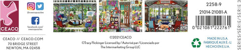 Ceaco Tracy Flickinger Lake Cabin Oversized 300 Piece Jigsaw Puzzle, 24 x 18
