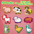 9 Packs Farm Animal Puzzles for Kids Aged 3+, Shaped Puzzles for Beginners, Educational Activity for Toddlers