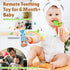 6+ Baby Remote Control Toy with Phone Teether & Teething Keys & Car Remote, Remote Teether for Baby with Realistic