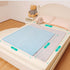 Baby Blanket for Girls and Boys, Soft Milky Plush 50x50 Inch Large Square Blankets, Perfect Newborn Gifts, Blue