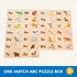 Battat One-Match Puzzle, Alphabets Wooden Puzzle for Toddlers, Educational Toys, 3 Years +, Self-Correcting