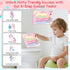 khlerox Reusable Magnetic Potty Training Chart, Made of EVA Foam - Includes Hanging Rope and Strong Double Sided Glue
