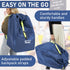 Car Seat Travel Bag for Airplane - Fits Infant Car Seats, Convertible Car Seats, Booster Seats, Car Seat Bases