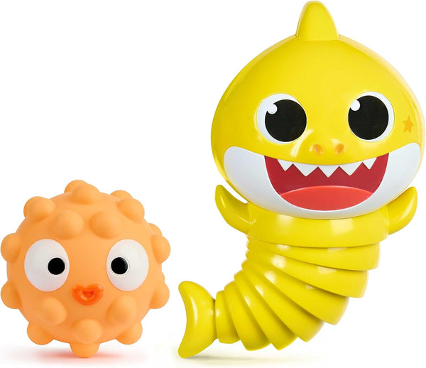 Baby Shark Sensory Fun Friends, 2 Pack Fidget Toys for Developing Sensory Skills (4+ Months)