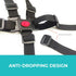 Adjustable 5 Point Harness Seat Belt for Baby, Full Protection Security Harness for High Chair and Pushchair, Black