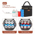Pack, 6 9oz Mancro Baby Bottle Cooler Bag for Breast Milk, Includes Ice Fits x Bottles, Insulated Daycare Bag