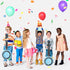 Inflatable Rock Star, 80s 90s Party Decorations, Blow Up Banjo Musical Instrument Props for Kids Party Supplies 3Pcs