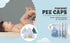Pee Pee Teepee Lil Monkey Baby Boy Pee Shield - 5 Pieces with Laundry Bag, Baby Boy Essentials, Pee Covers