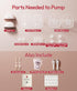 4 9 <42dB, 150min 19/21/24mm NCVI Wearable Breast Pump, Hands Free Electric Breast Pump with Modes & Levels Suction