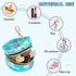 YETTASBIN Hot Air Balloon Portable Pacifier Holder Case with Metal Hook Buckle & Zipper for Diaper Bag and Stroller