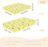 miaozhen 1 Pack 52x28 Cotton Baby Crib Sheets Soft Farm Animal Cow Flowers Colorful Crib Mattress Sheet for Nursery