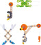 Hape Three Experiment Kit - Junior Inventor Kids Physics Mechanical Crane, Grabber & Climbing Frog Play Set