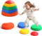 Balance Stepping Stones for Kids, 5pcs Sensory Stepping Stones, Indoor & Outdoor Obstacle Course Play Equipment for