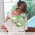 Bulletgxll Set 4, Cute Frogs Unisex Baby Burp Cloths of Soft Absorbent Organic Cotton Muslin Burping Cloths for Newborn