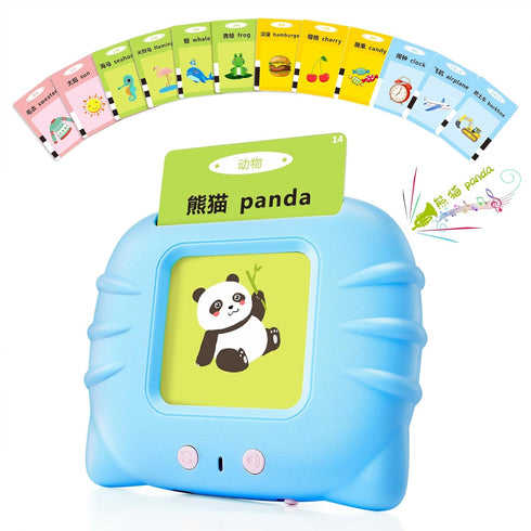 TimingSXD Chinese & English Bilingual Talking Flash Cards for Toddler/Beginning - Learning Educational