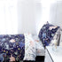 4 Set Set Set Pea Pod Piece Dinosaur Toddler Bedding for Boys, Premium Blue Toddler Comforter Crib Sheets Includes Flat