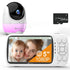 1080P 5" 1200ft, 2-Way 64G DEASON No WiFi Baby Monitor with Camera, Video, Display, Secure Long Range Talk, Night