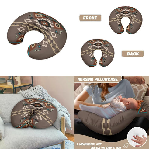 Sarogrorin Southwestern Tribal Pattern Baby Infant Lounger Cover Breathable & Portable Infant Lounger Case Nursing