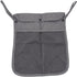 Baby Stroller Organizer Pocket with Two Storage Pockets, Detachable Straps for Nappy Baby Cloth Diaper (Grey)