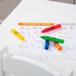Melissa & Doug Learning Mat Crayons - 5 Colors Set