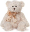 Bearington Huggles Creamy White Teddy Bear Stuffed Animal Toy - 16" Soft-Fur