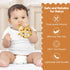 Set MCGMITT Silicone Baby Teething Toys Bundle with Baby Ball Toy