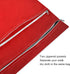 GOODOLD 2 Red Texture Wet Dry Bag for Baby Cloth Diaper Waterproof Reusable Travel Wet Bag with Two Zippered Pockets