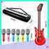 Inflatable Rock Star Toy Set - 80s 90s Party Decorations, Blow Up Musical Instrument Props for Rock Party Favor