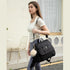 Backpack Allie Stylish Diaper Bag,Travel Baby Bag with Insulated Pockets,Changing Pad, Stroller Clips, Shoulder Strap