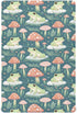 CHSIN Fitted Crib Sheets Cute Frogs Mushroom Baby Crib Sheets for Boy &