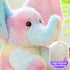 12'' Glow Guards Light up Peek-a-Boo Elephant Stuffed Animal Musical Rainbow Elephant Singing Stuffed Animal Electric
