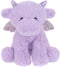 Apricot Lamb Purple Dragon Plush Stuffed Animals for Kids, Soft Cute Plush