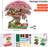 Sets,(2008pcs) Sets Sets 8-12, 8+ XIU Cherry Blossom Treehouse Building Mini Blocks Building for Adults, Japanese