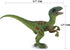 Gemini&Genius Velociraptor Dinosaur Toy for Kids - Moveable Jaw and Hands, Detail Raptor Action Figure Gift for Kids