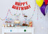 Happy Birthday Banner for Birthday Party Decorations, Red