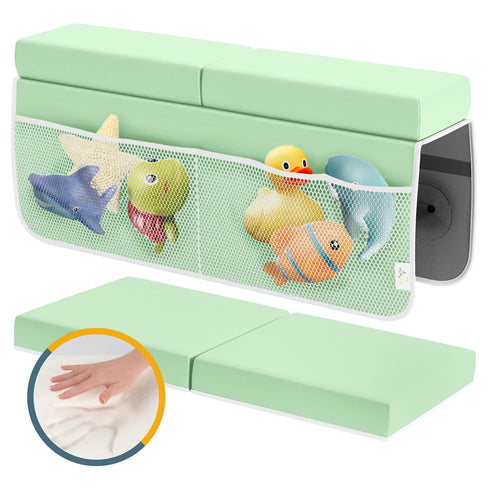 Elbow Set, 2-Inch Bath Kneeler and Rest Pad Thick, Memory Foam, Water-Resistant Mat Baby Bath Time Essentials Cushion