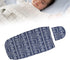 Baby Sleeping Bag, Soft Elastic Anti Startle Swaddle Sack Blanket Hat Set for Newborn Baby Bear Navy Blue Stripes
