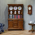 1:12 iLAND Miniature Dollhouse Accessories on Scale, Grandfather Wall Clock and Record Player, elf Accessories