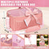 HLWDFLZ Baby Diaper Caddy Organizer - Large diaper basket with Adjustable Shoulder Strap, Portable Car Travel Tote Bag