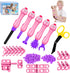 Kizmore Cardboard Cutting Tool Toys for Kids: 122PCS Safe Cutter Construction Kit |