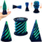 Bigted Impossible 3 Pack Spiral Cone Fidget Toy, Pyramid Passthrough Sculpture, Mini Cones