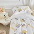 4 Set Set Set Bulldozer Pieces Toddler Bedding for Boys Toddler Bed Cute Toddler Bed in a Bag with Sheet and Pillow