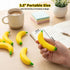 30PCS LovesTown Banana Stress Toys, Squeeze Toys Mini Stretchy Fidget Balls Banana Stress Balls for Relief Kids Adults