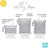 5 Pack Bumkins - Waterproof Wet Bag, Wet/Dry Clutch & Clear Travel Bags - For Beach, Baby, Travel, Cloth Diapers, Pump