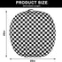 DILIMI Nursing Pillow Cover and Newborn Lounger Cover, Soft Comfortable Slipcover for Baby Girl Boys, Black Checkered