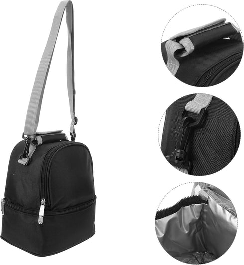 Toddmomy Portable Bottle Storage Bag Insulated Cooler for Breastmilk Food Multi-functional Nursing Bottle Container