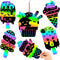 JULMELON 36 PCS Summer Crafts, Rainbow Scratch Art Summer Gifts Magic Color