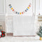 White Crib Bedding Set Tufted Dots Jacquard Baby Comforter with Fitted Sheet