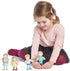 Tender Leaf Toys The Goodwood Family - Wooden Miniatures Flexible Doll for Dollhouse, Age 3+