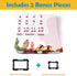Cow Girl Baby Monthly Milestone Stuff for Newborn Photo Taken - Baby Age Blanket with 2 Frame